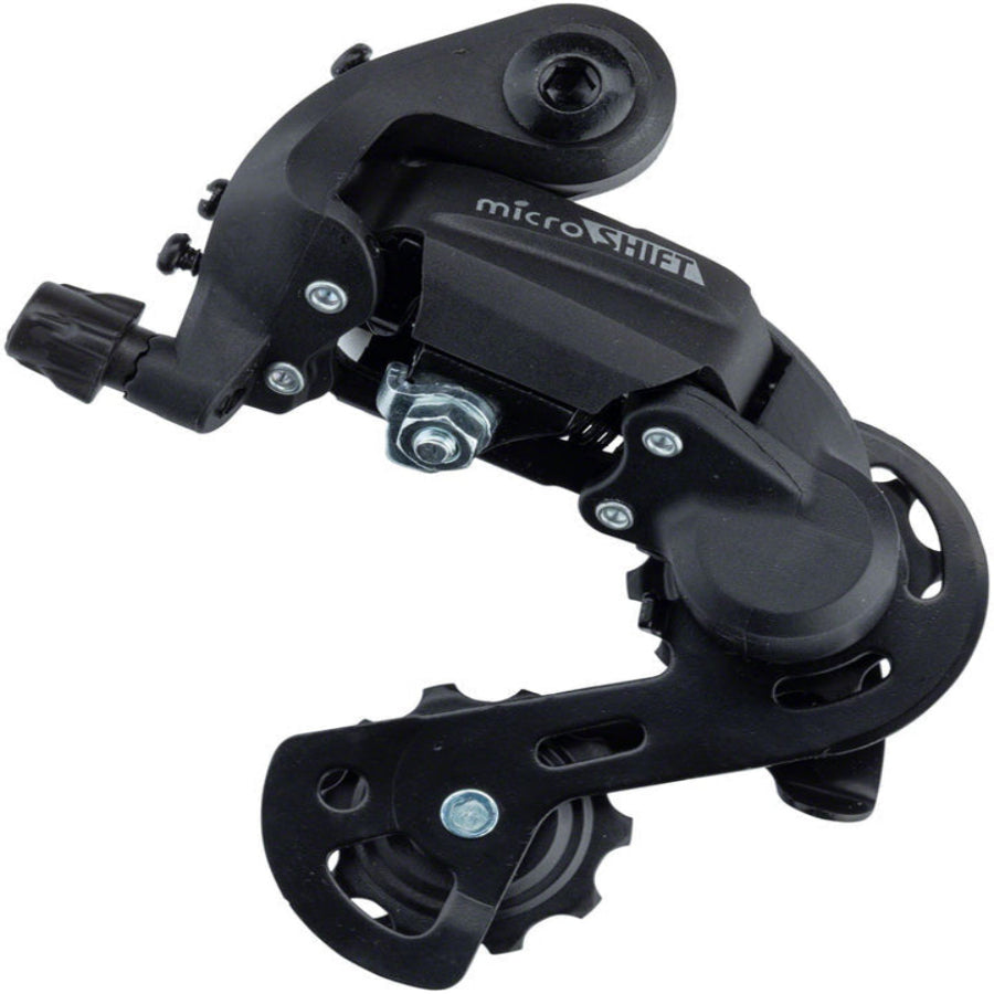 microSHIFT M21 Rear Derailleur - 6,7 Speed, Long Cage, Black