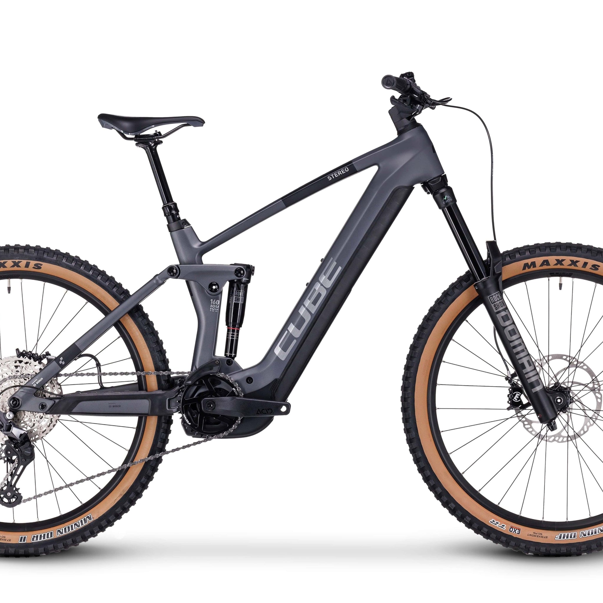 Cube Stereo Hybrid 160 HPC Race 625 Smart System grey´n´metal 20" / 27.5 / Large