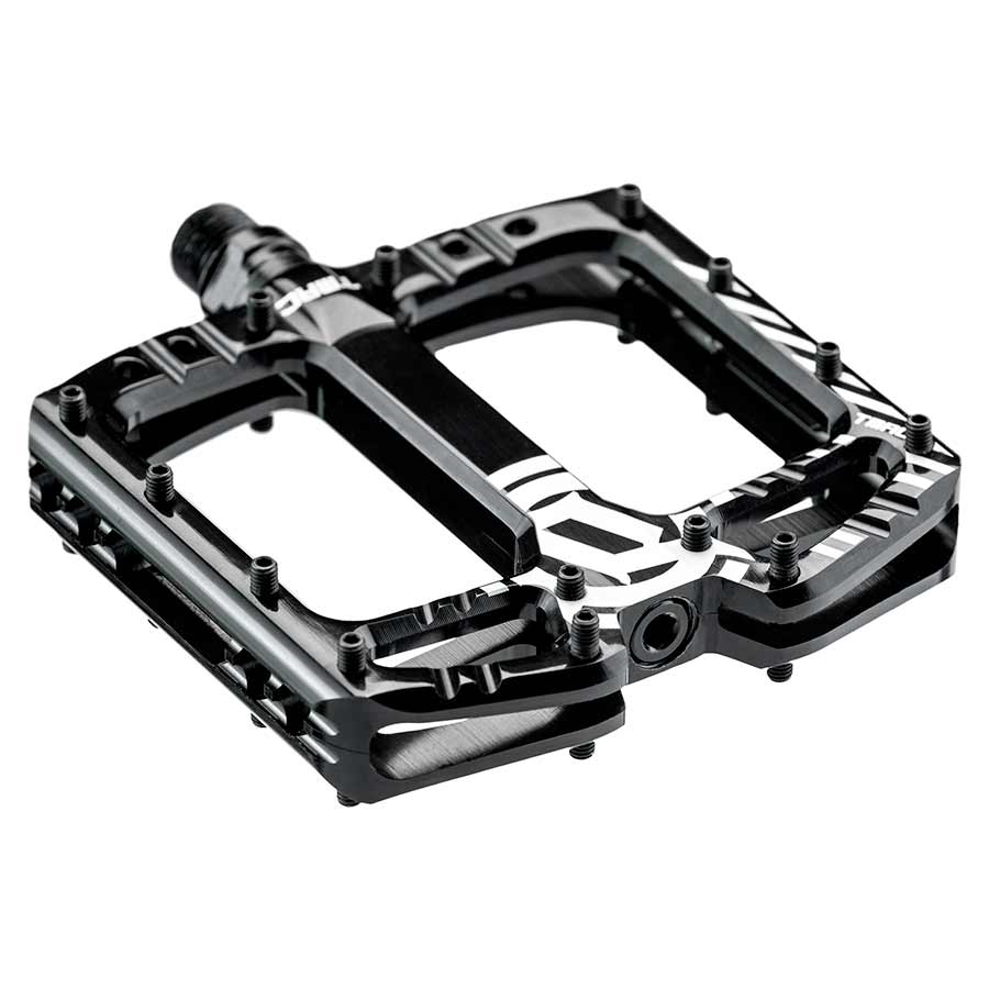 Deity, TMAC, Platform Pedals, Body: Aluminum, Spindle: Cr-Mo, 9/16'', Black, Pair - Amego Electric Vehicles