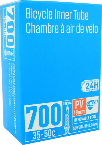 49N SUPERLIGHT TUBE - PRESTA VALVE 700 X 35-50MM