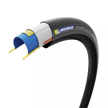 Michelin, Power Protection, Road Tire, 700x30C, Folding, Tubeless Ready, MAGI-X, Black