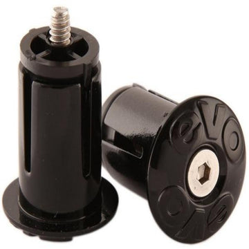 EVO, Handlebar tape end plugs, Pair, Black