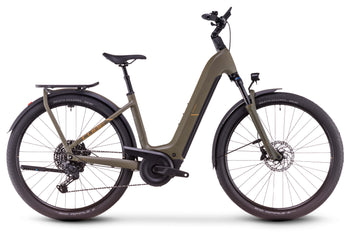 Cube Kathmandu Hybrid Pro 800 Smart System Easy Entry dustyolive´n´gold 46cm