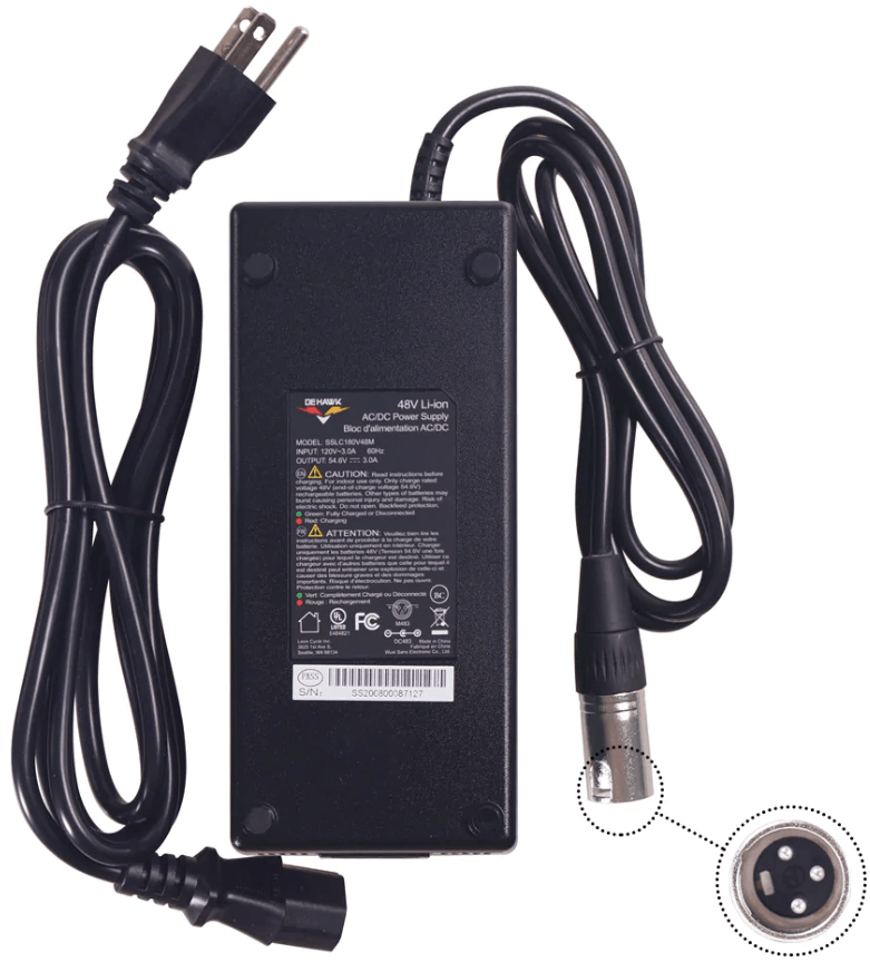 Das-Kit 48V 3A XLR Charger ( F-Series)