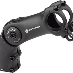 Promax MA-504L 31.8mm, Length 100mm, Adjustable Threadless w/Light Mount Black