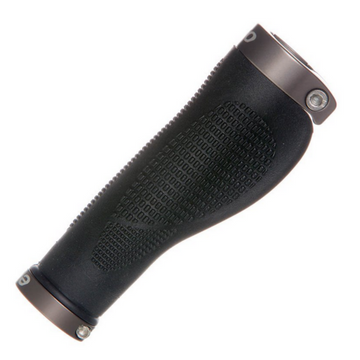 EVO, Ergo Clamper Grips, Lock-On, 130mm, Black