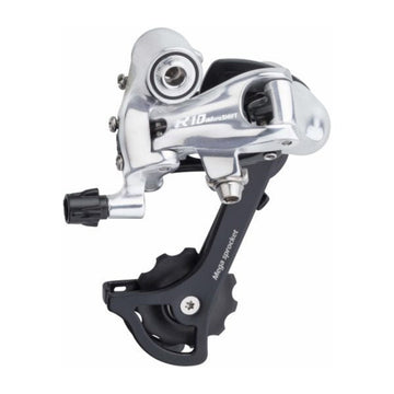 microSHIFT R10 Rear Derailleur - 10 Speed, Medium Cage, Black/Silver