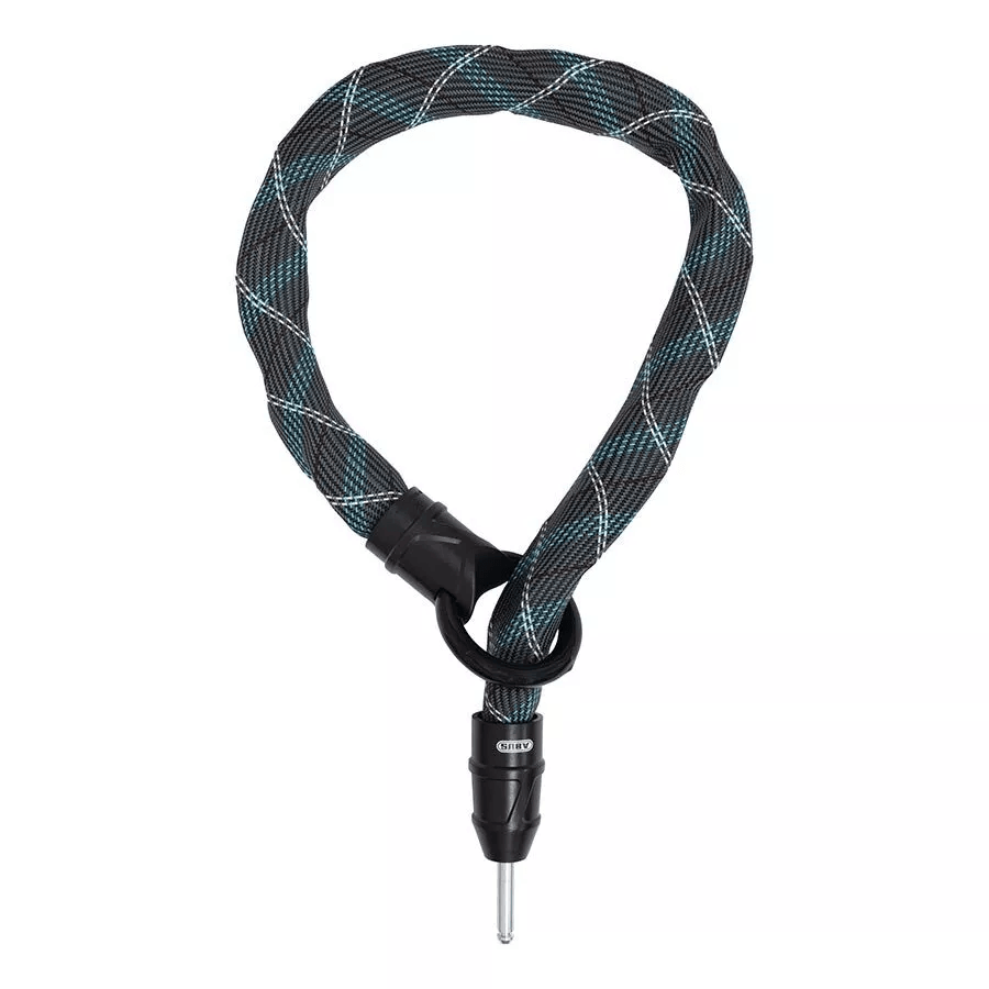 Abus, IvyTex Adaptor Chain 8KS, Frame Lock Chain, 8mm, 100cm, 3.3', Crossing Grey